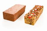 Fruitcake Brick Comparison