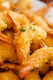 Delicious fresh fried shrimp