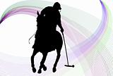 Polo Player Background