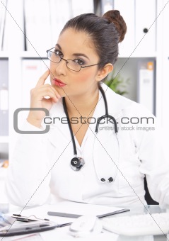 Female doctor in surgery
