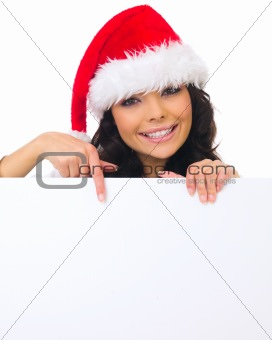 Christmas chick with board