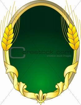 vector logo with grain