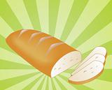 Sliced bread illustration