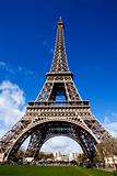 Beautiful view of The Eiffel Tower in Paris