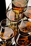 glasses of cognac 