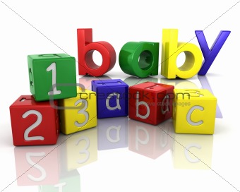 Baby building blocks