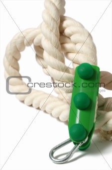 Rope with a carbine