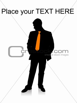 handsome professional man wearing suit