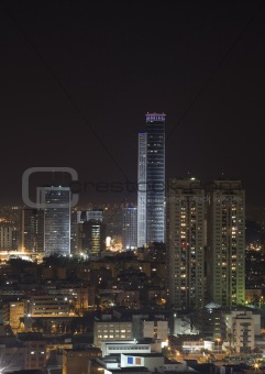 The night city - Ramat Gan at night