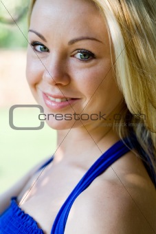 young blond woman