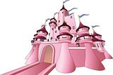 Illustration of fairy castle