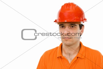 Engineer in orange shirt