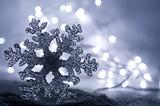 Icy Winter Snowflake