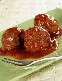 Meatballs in BBQ Sauce