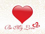 abstract vector background with valentine ornament, design10