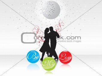 abstract vector background with valentine ornament, design3