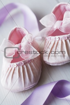 girly baby shoes