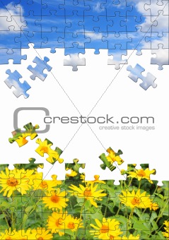 Nature concept - 3d puzzles