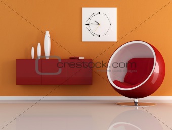 orange room