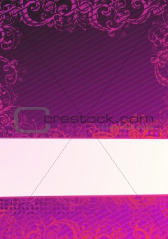 Vector illustration of purple background