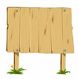 wooden blank board