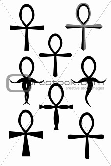 Tribal ankh tattoo collection