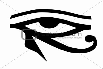 Eye of Horus tribal tattoo