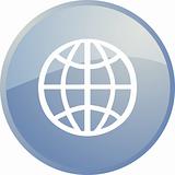 Globe navigation icon