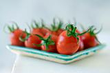 plum cherry tomatoes close up