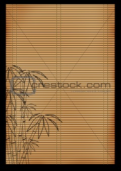 Ancient Japanese reed mat