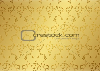 Damask background gold