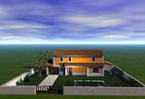 3D home illustration / home construction plan