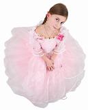 Girl in pinkish dress
