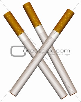 Three cigarettes