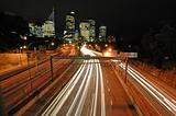 Sydney night traffic