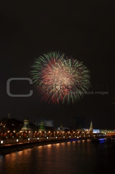 Firework near the Kremlin #9