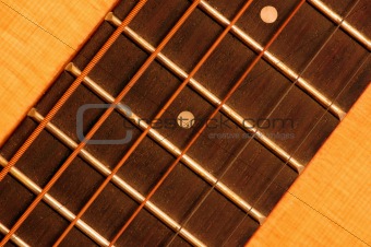 strings of a guitar