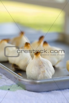 Garlic bulbs Roasted 
