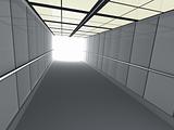Corridor leading to light