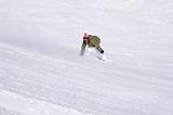 Snowboarder on the slope