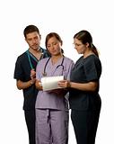 three nurses