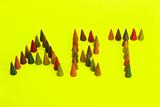 Multi Coloured insense cones