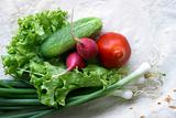 Vegetables for salad 