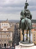 Monument rider Rome
