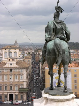Monument rider Rome