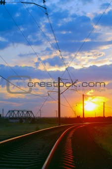 sunset track