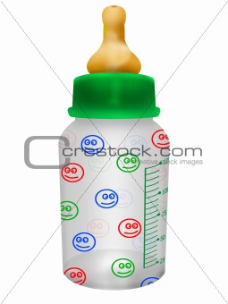 Bottle for the small child