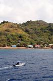 Honduras Coastline with Boat