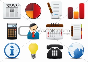 Finance Vector Icons Set Two