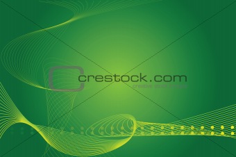 abstract background with dots and swirl
